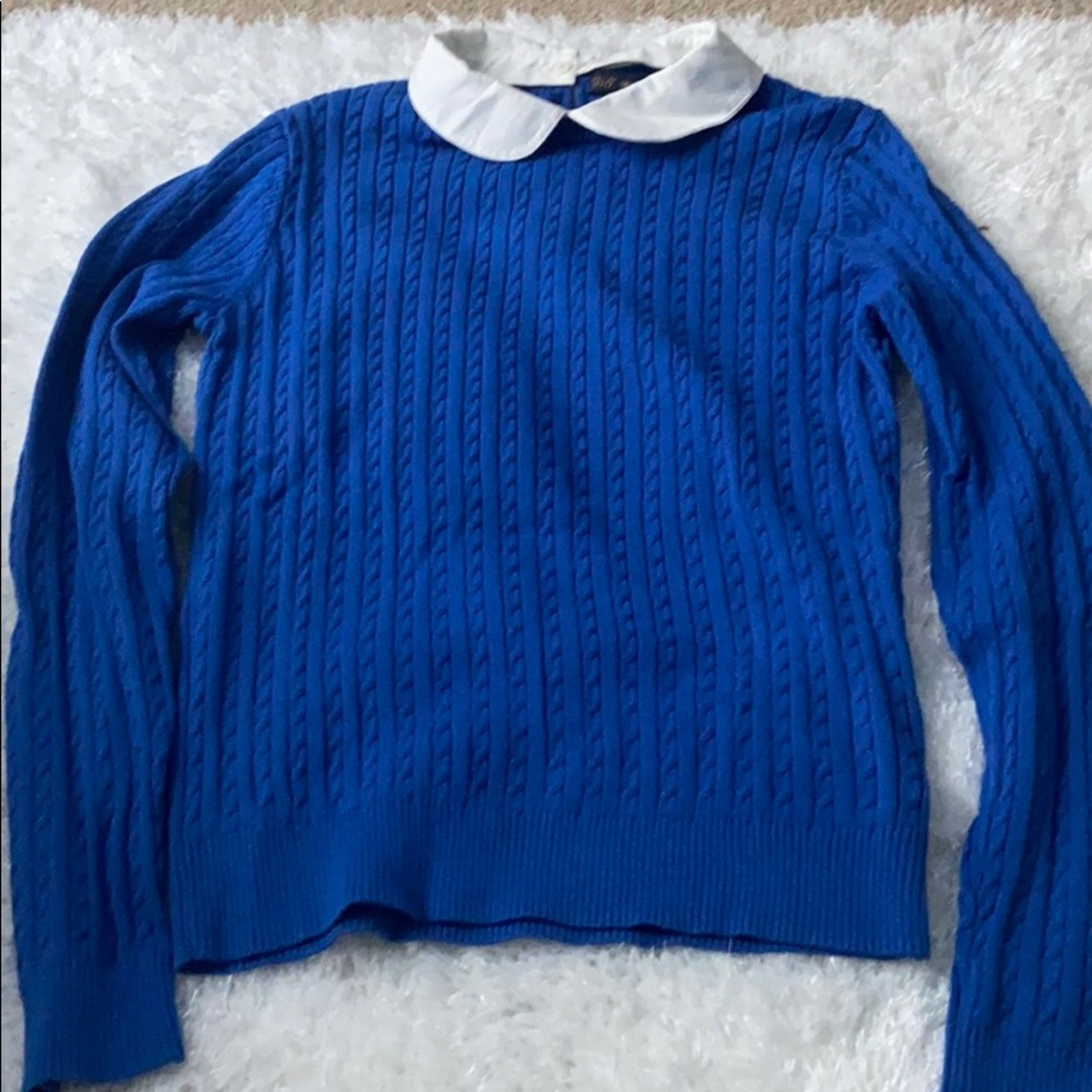 Brooks Brothers Peter Pan Collar Sweater